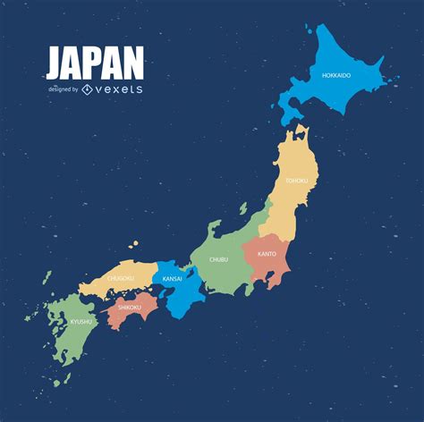 mapa do japão